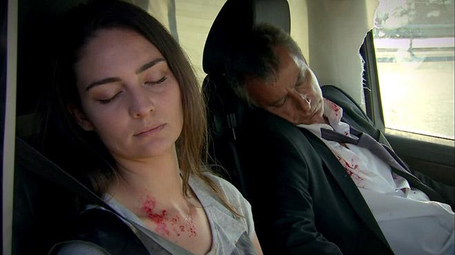 Asya ve Levent kaza yapıyor!