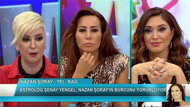 Nazan Şoray programa bağlandı ve Şenay Yangel burcunu yorumladı!