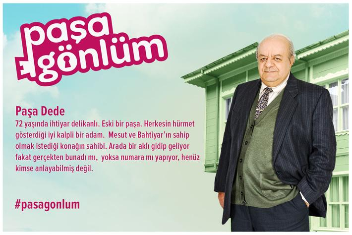 Paşa Gönlüm karakterleri
