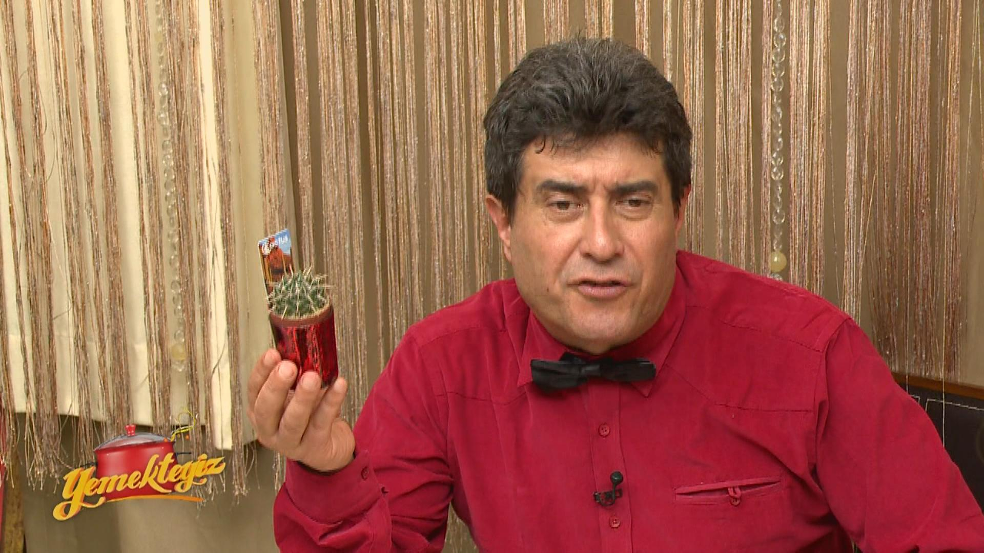 Sevim Hanım'dan hediye kaktüs!