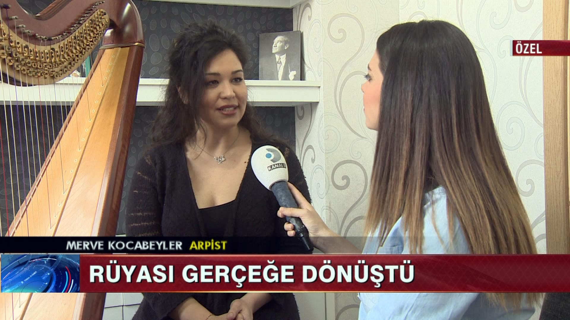Arpist Merve Kocabeyler'in başarı öyküsü!