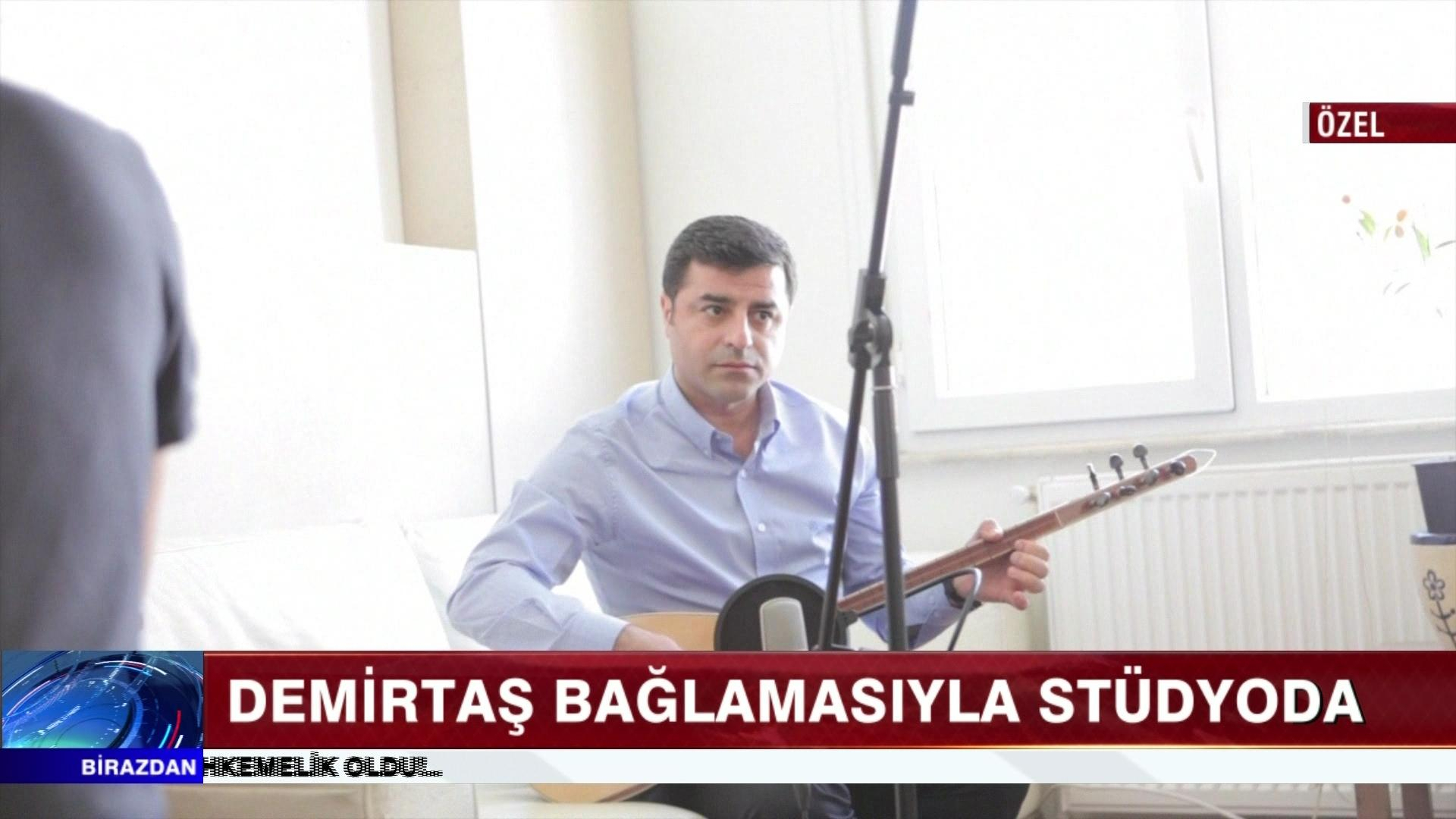 Demirtaş bağlamasıyla stüdyoda