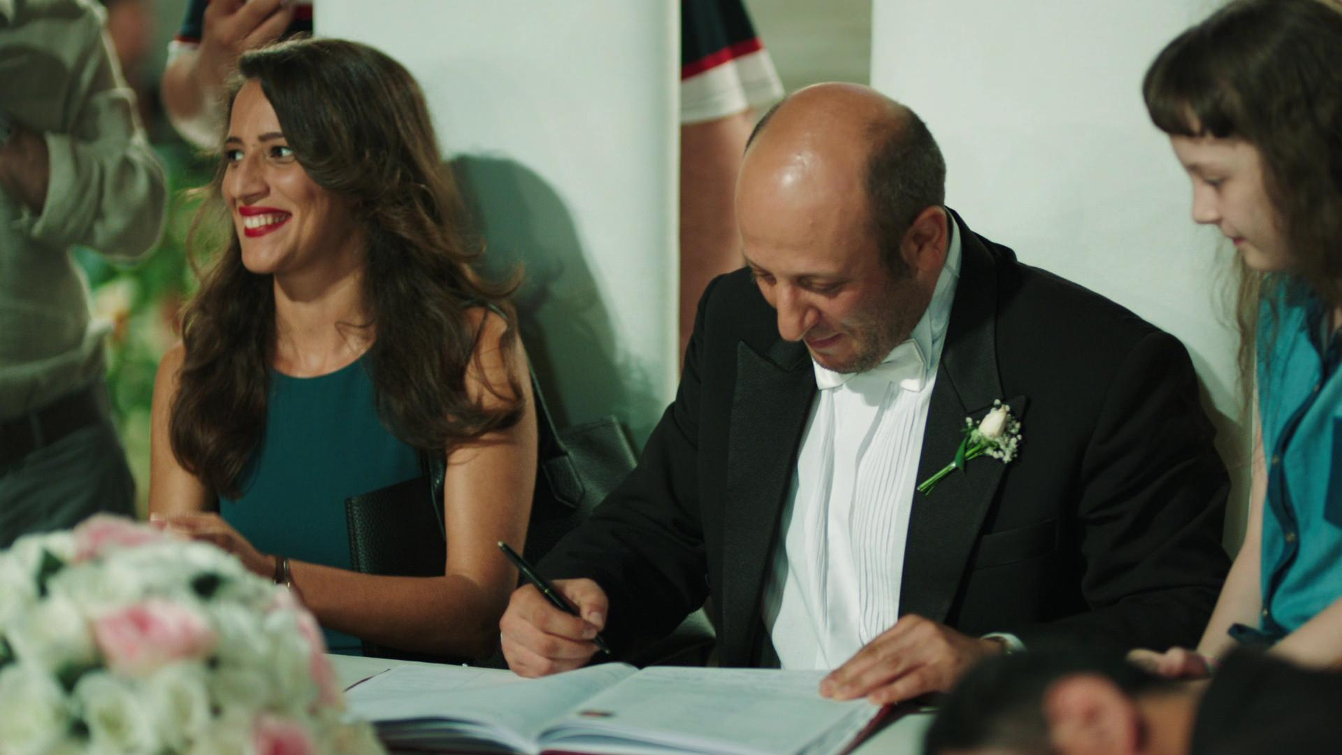 Sait ve Canan nikah masasına oturdu