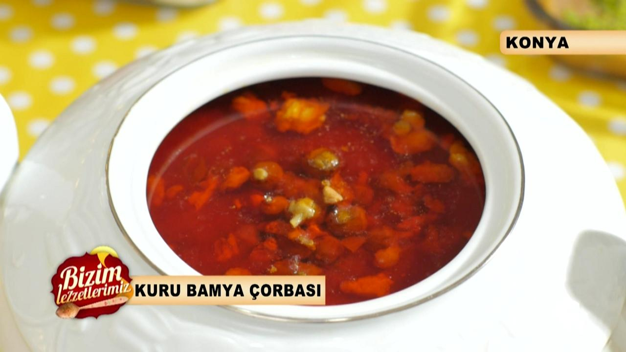Kuru Bamya Çorbası