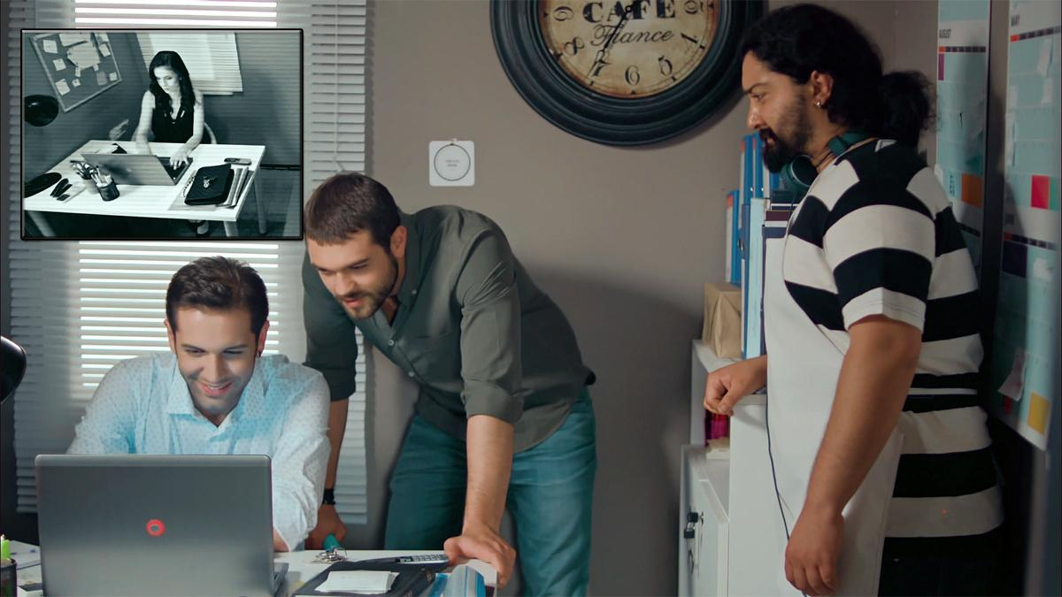 Ava giderken avlandı!