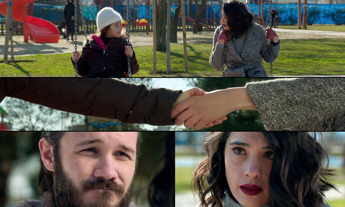 Eda, ilk kez kızına dokunuyor!