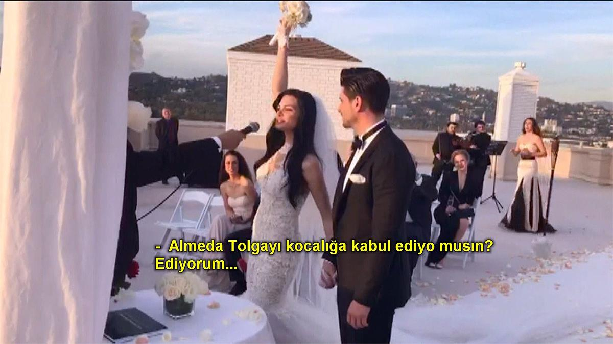 Tolgahan Sayışman ve Almeda Abazi evlendi!