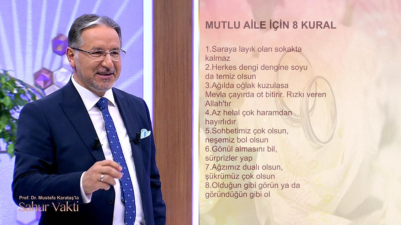 Prof. Dr. Mustafa Karataş’la Sahur Vakti 8. Bölüm