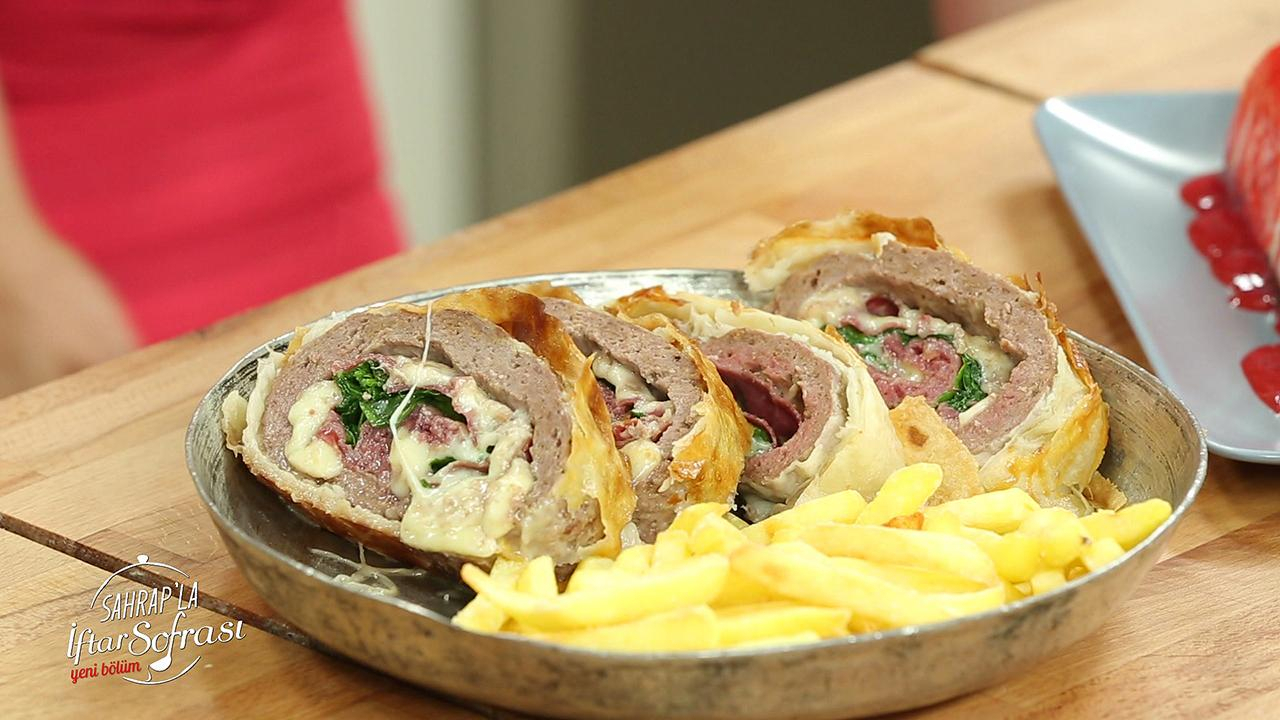Pastırmalı Rulo Köfte Tarifi