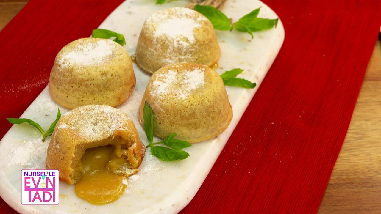 Tahinli Beyaz Çikolatalı Sufle Tarifi
