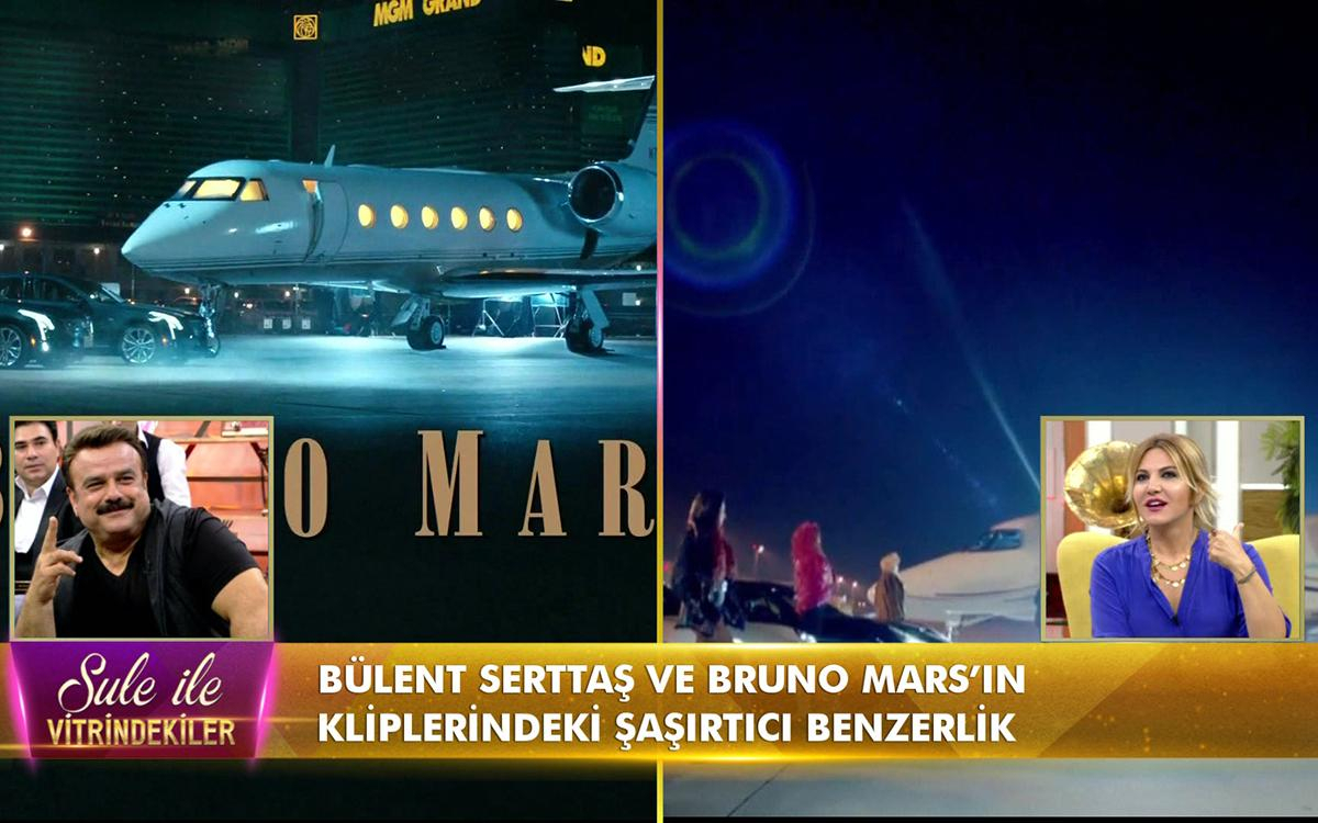 Bülent Serttaş ve Bruno Mars'ın klibindeki benzerlikler!
