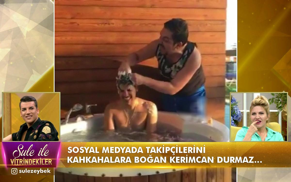 Kerimcan'ın kahkahalarla izleyeceğiniz görüntüleri!