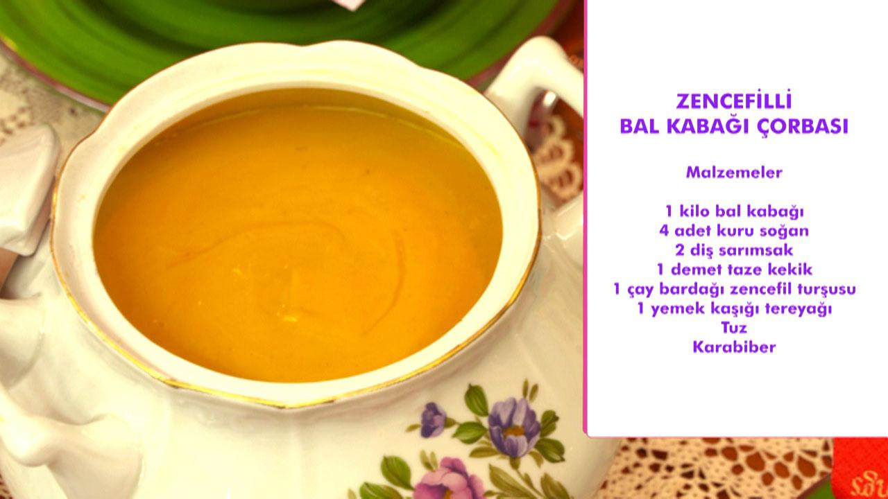 Zencefilli Bal Kabağı Çorbası