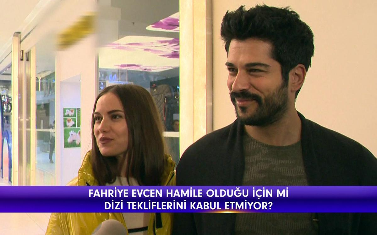 Ünlü çift açıkladı! Fahriye Evcen hamile mi?