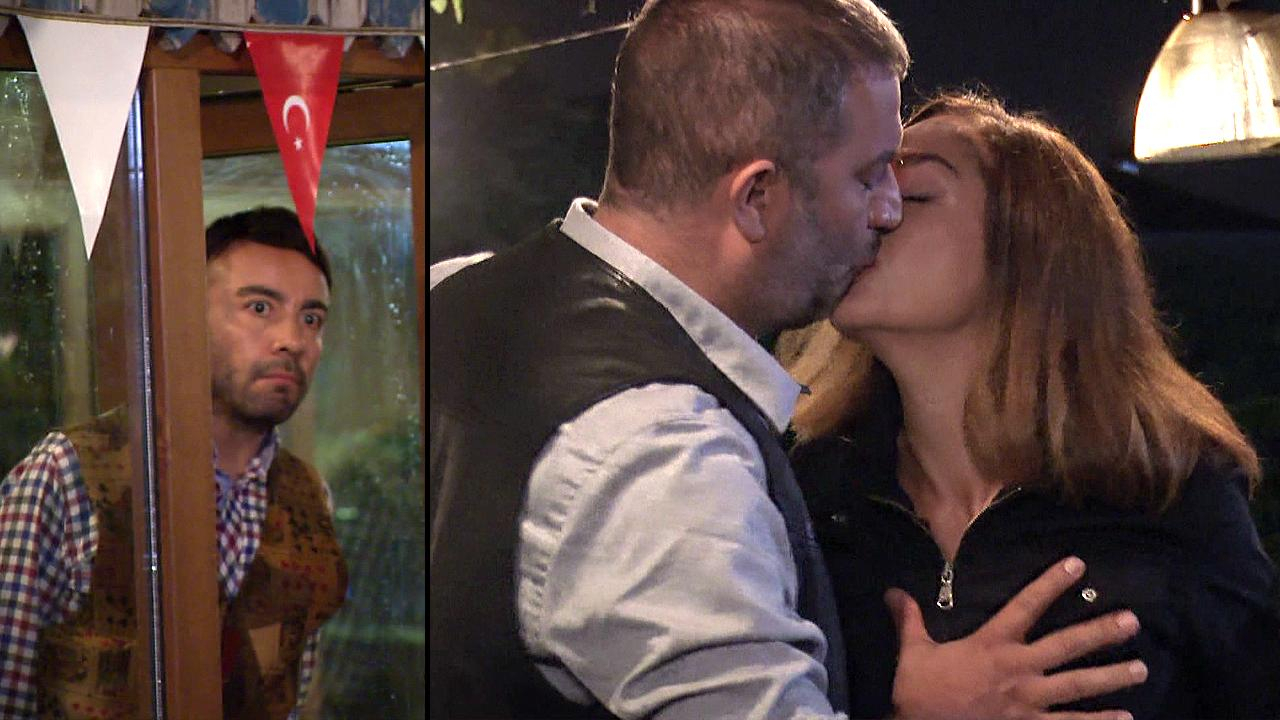 Seray, Mesut'un dudaklarına yapışıyor!