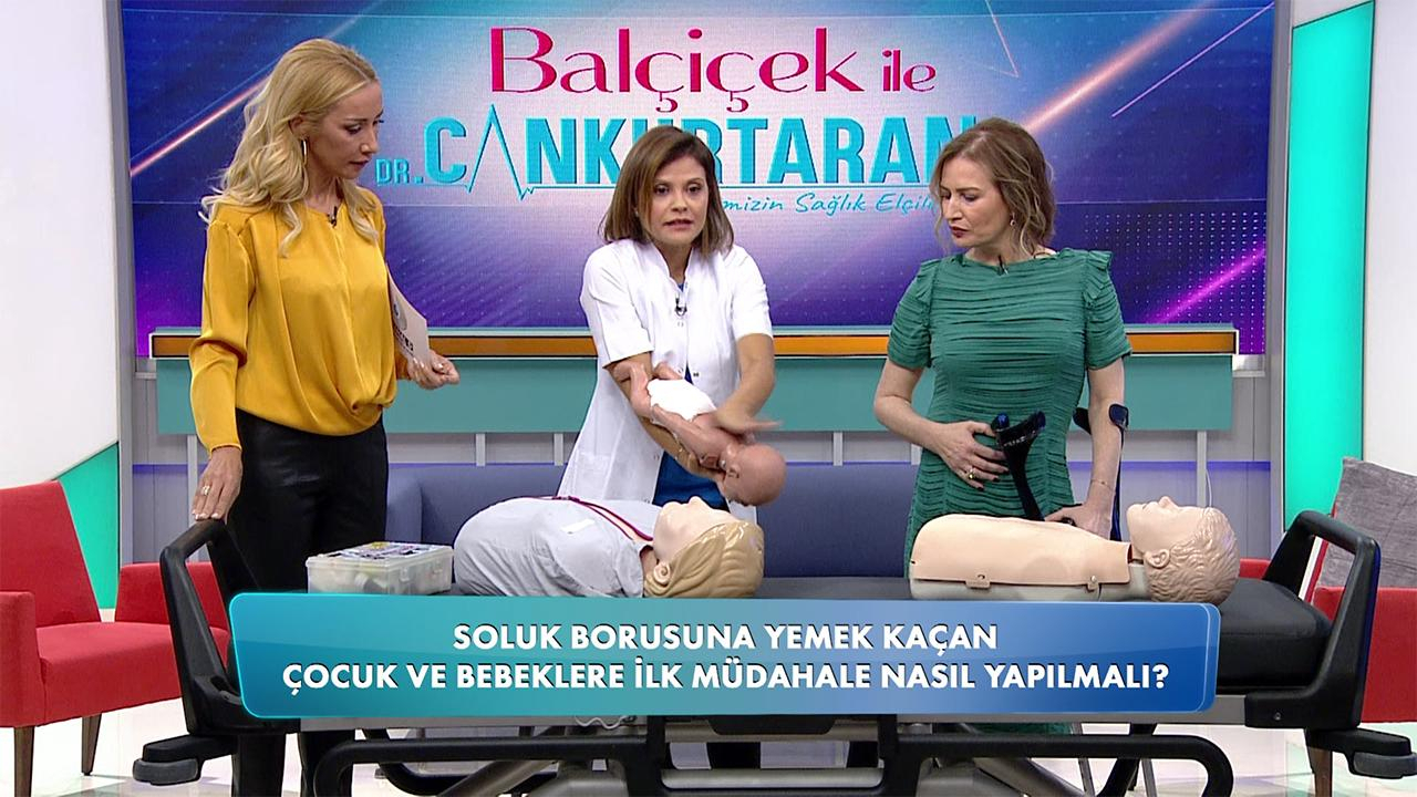 Soluk borusuna yemek kaçan bebeklere ilk müdahale!