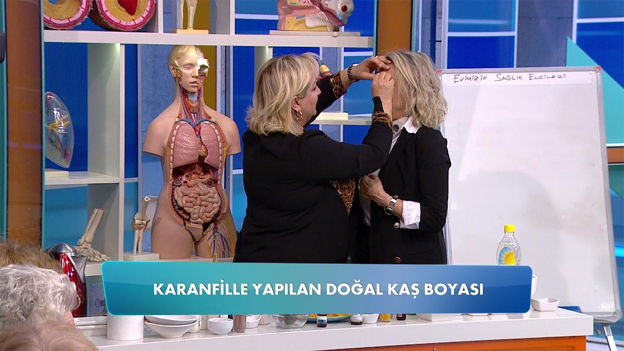 Suna Dumankaya'dan karanfille yapılan doğal kaş boyası!