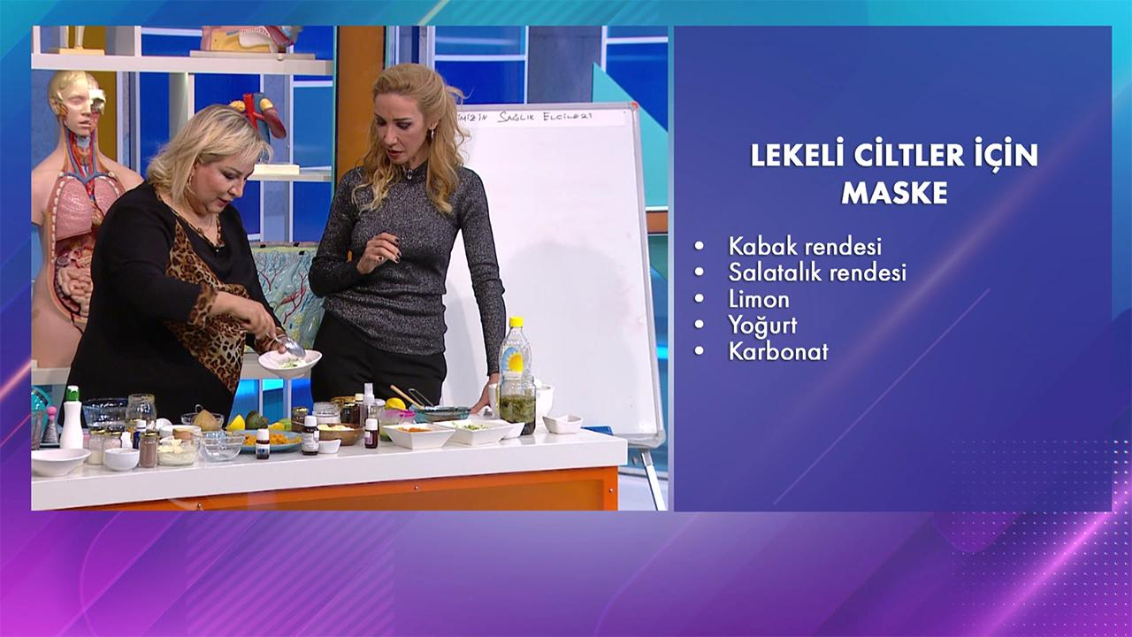 Suna Dumankaya'dan lekeli ciltler için doğal maske tarifi!