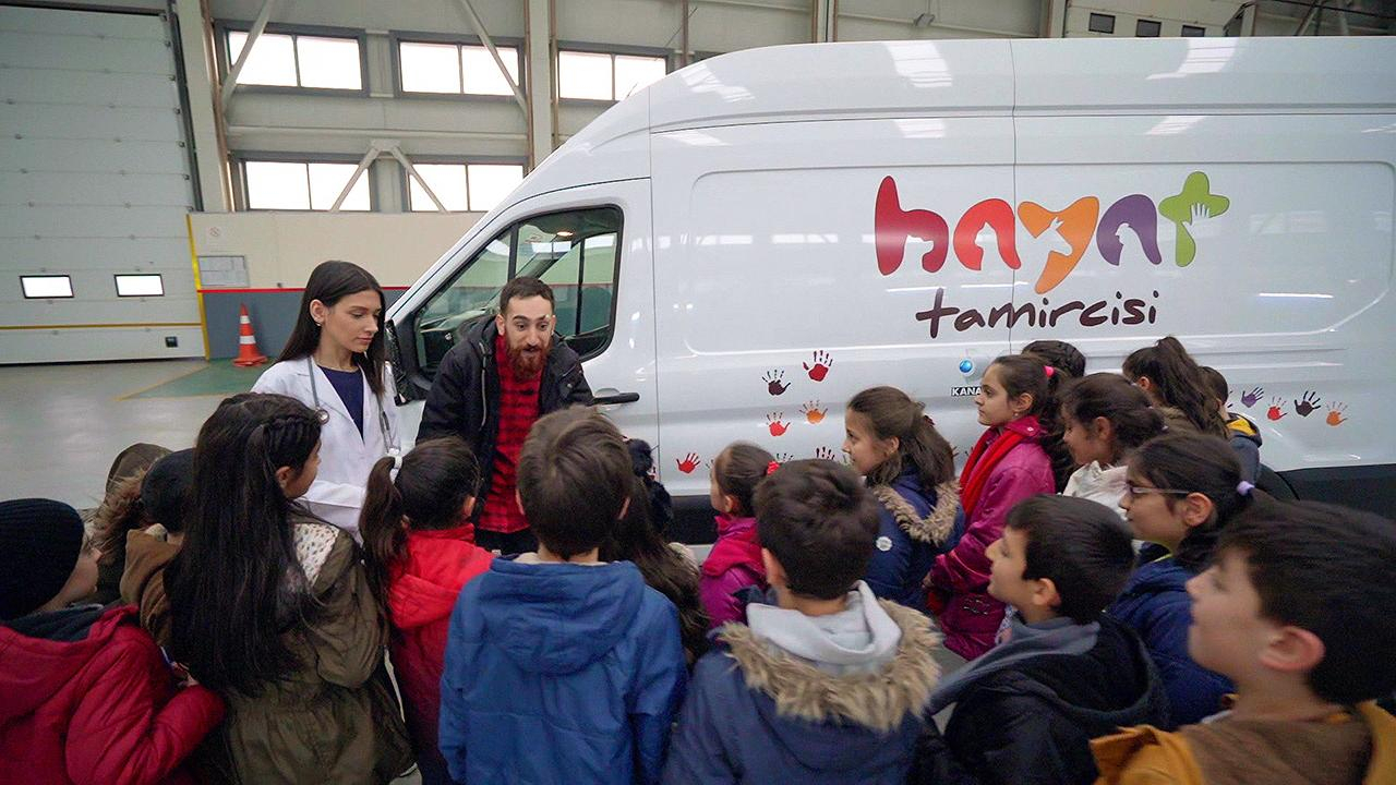 Çocuklar hayat tamircisi rozeti alıyor!