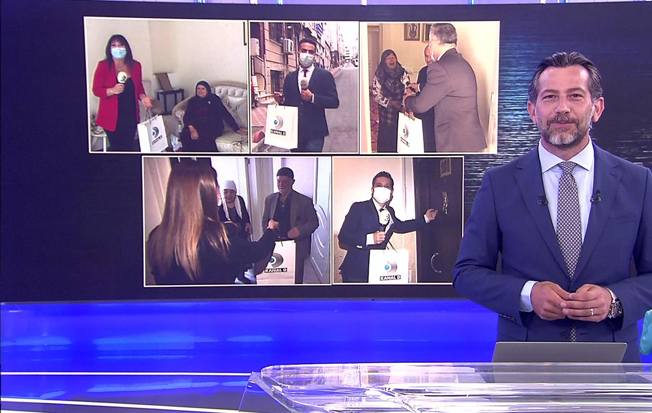 Kanal D Haber ekibinden büyüklere bayram sürprizi!