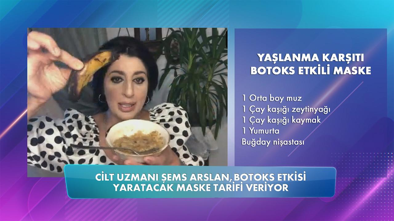 Şems Arslan'dan yüz ve dudaklar için botoks etkili organik tarif!