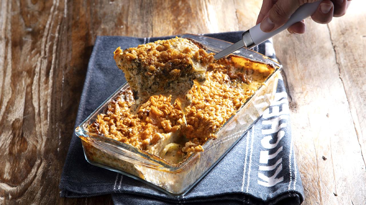 Kabaklı ve Patatesli Crumble - Kabaklı ve Patatesli Crumble Tarifi - Kabaklı ve Patatesli Crumble Nasıl Yapılır?