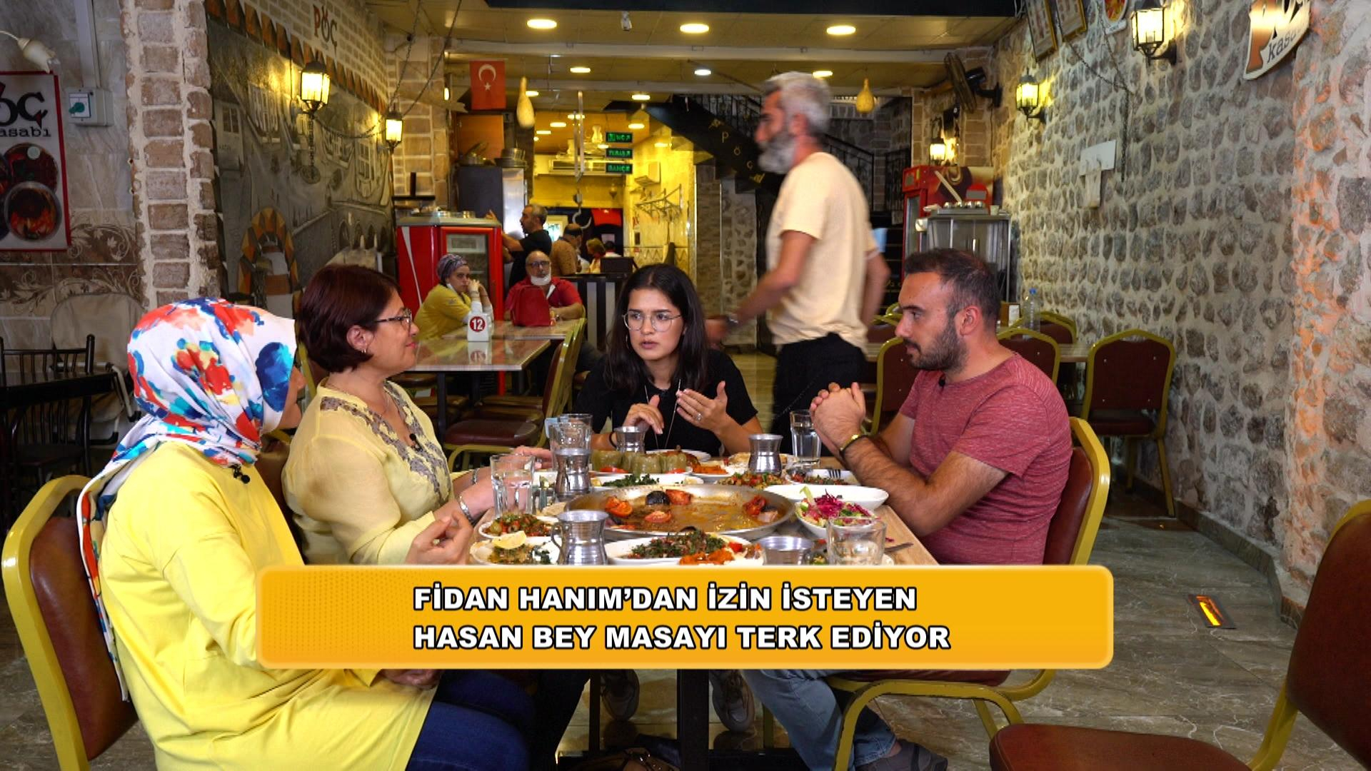 Tartışma alevlendi ve Hasan Bey masayı terk etti!