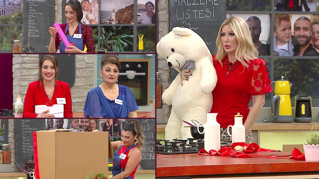 Zeynep, Ayten ve Damla'ya eşlerinden sevgililer günü hediyesi!