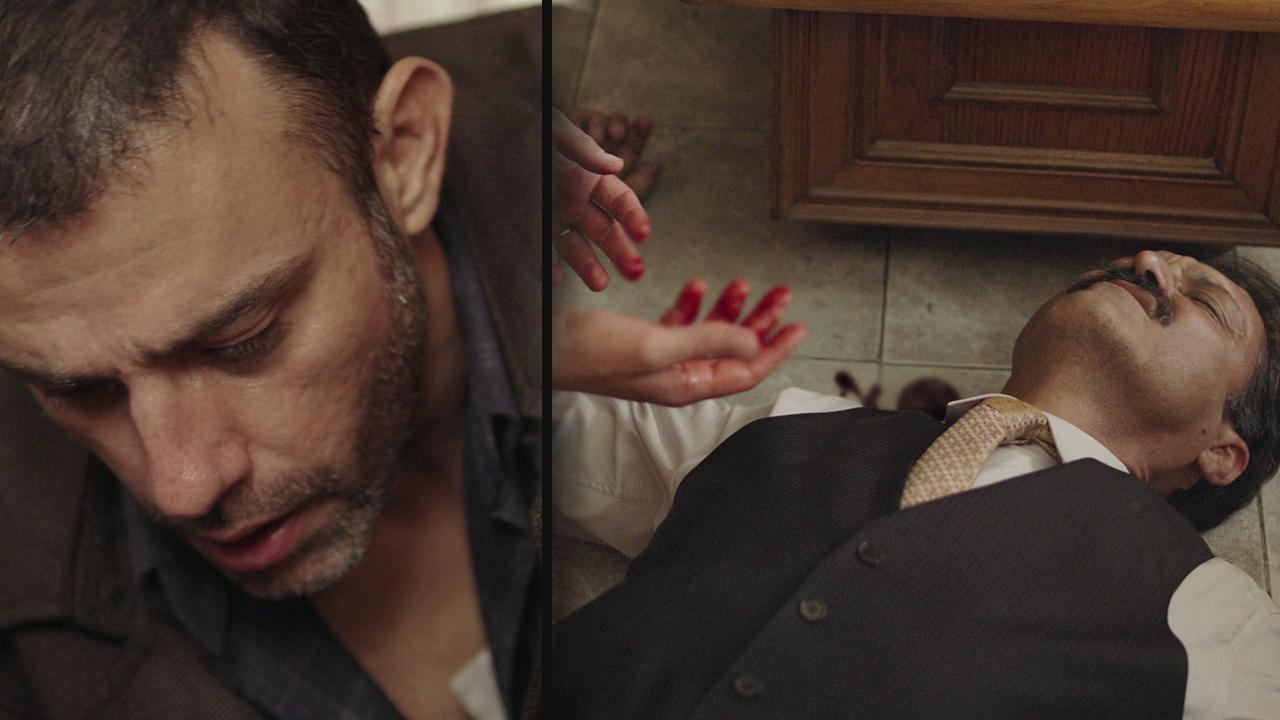 Mustafa istemeden ellerini kana buladı!