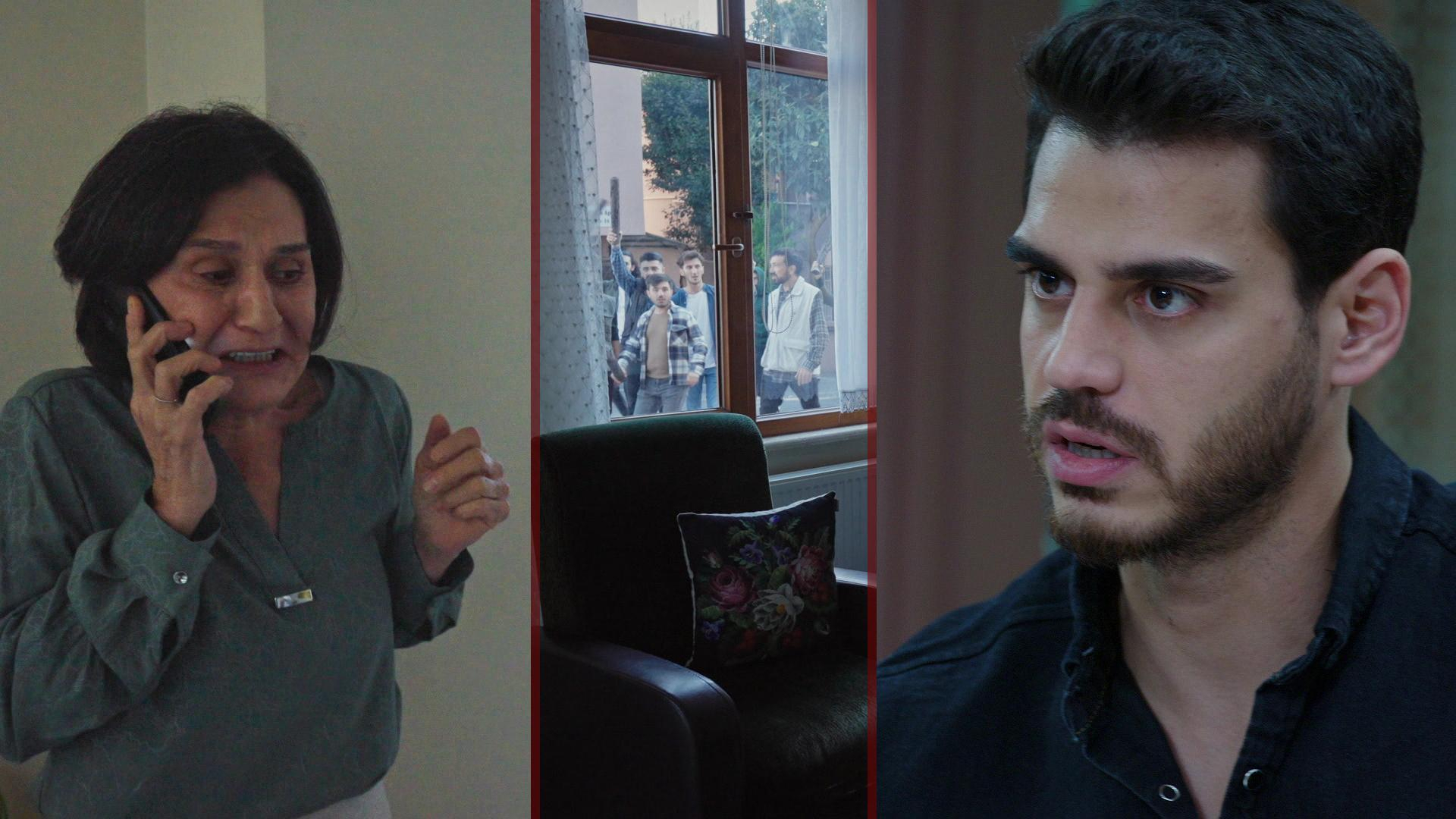 Teröristler Kadir'in evini taşladı!