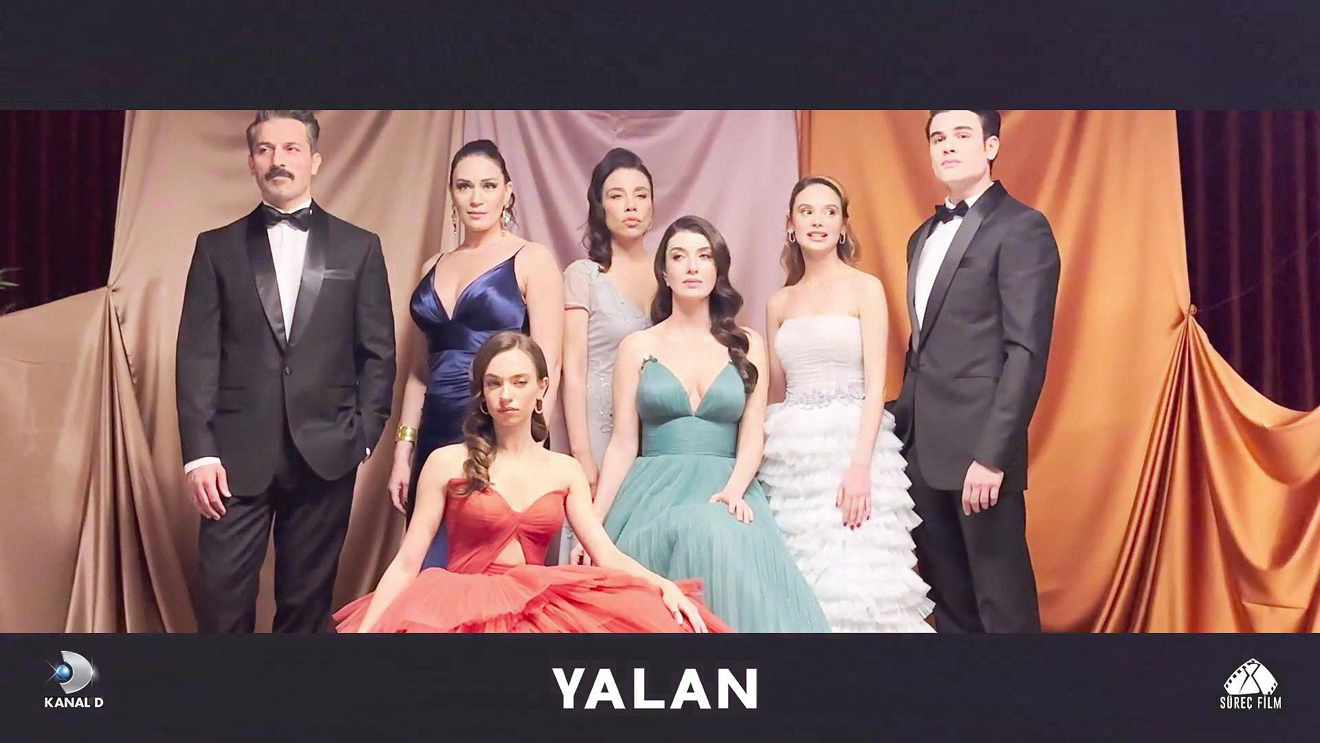 Yalan dizisi afiş çekiminden özel anlar!