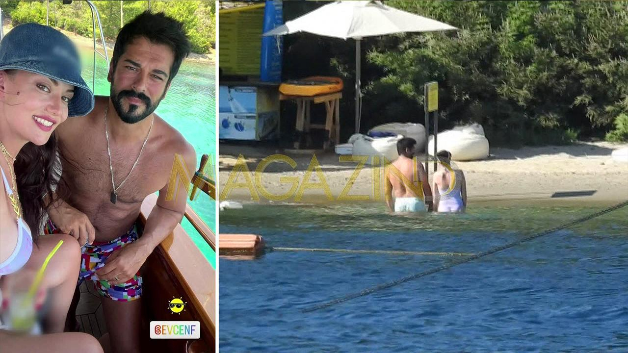 Fahriye Evcen-Burak Özçivit çiftinin romantik Bodrum tatili!