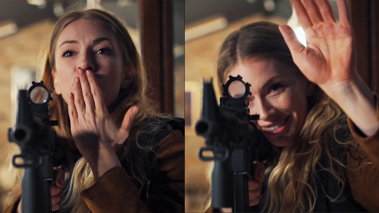 Gökçe tek kurşunla drone düşürdü!