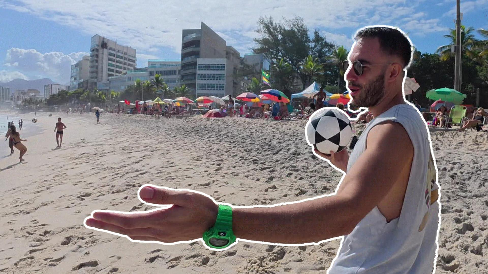 Brezilya'nın ata sporu Ipanema sahilinde!