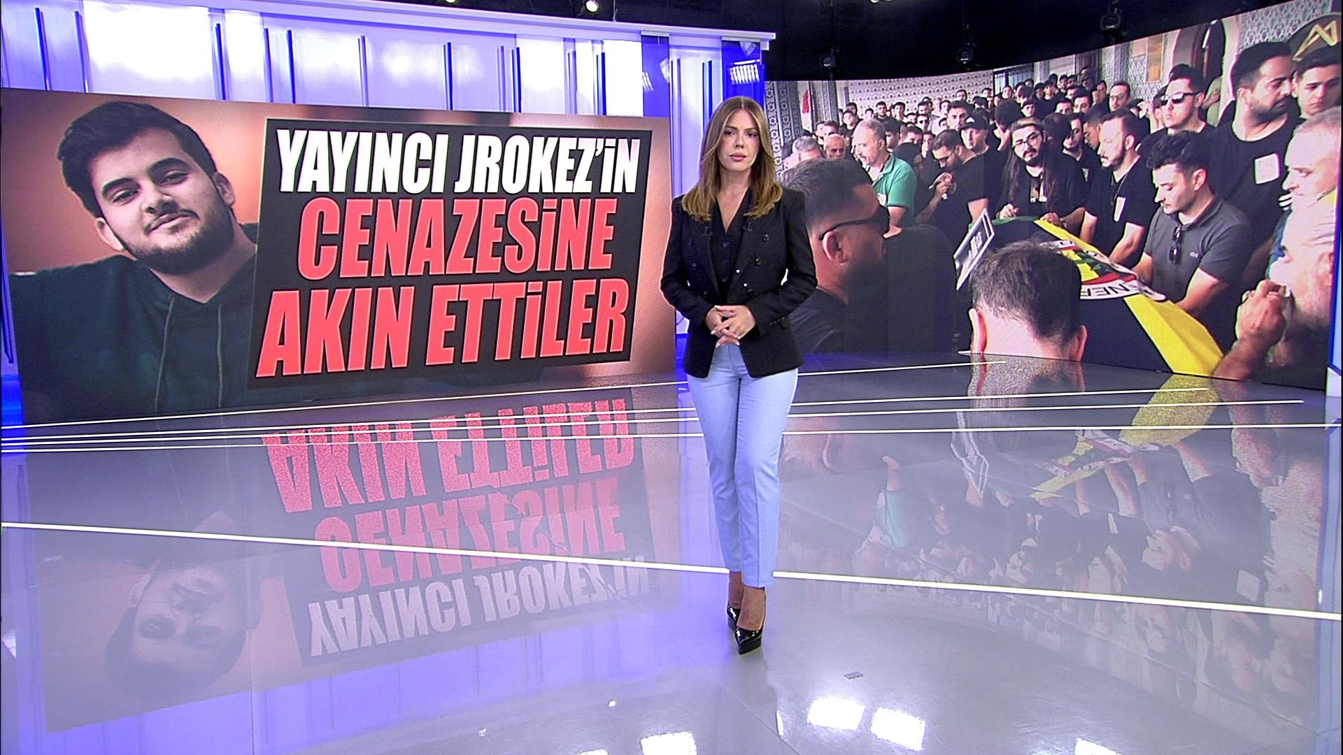 Yayıncı Jrokez'in cenazesine akın ettiler
