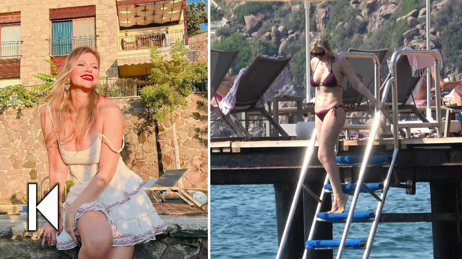 Bodrum'dan en sıcak ünlü manzaraları!