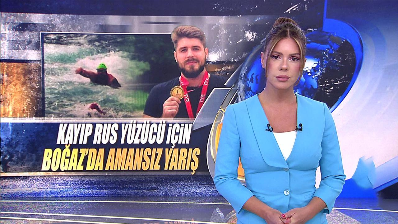 Kayıp Rus yüzücü için Boğaz'da amansız yarış!