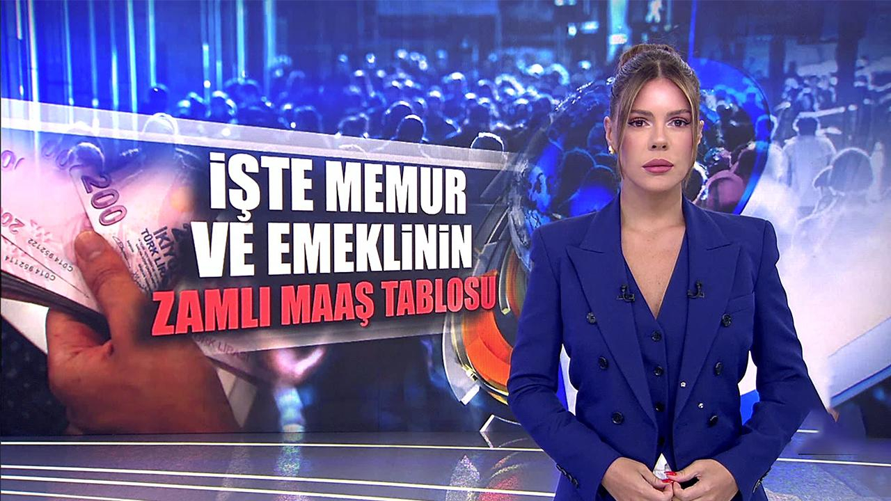 İşte memur ve emeklinin zamlı maaş tablosu!