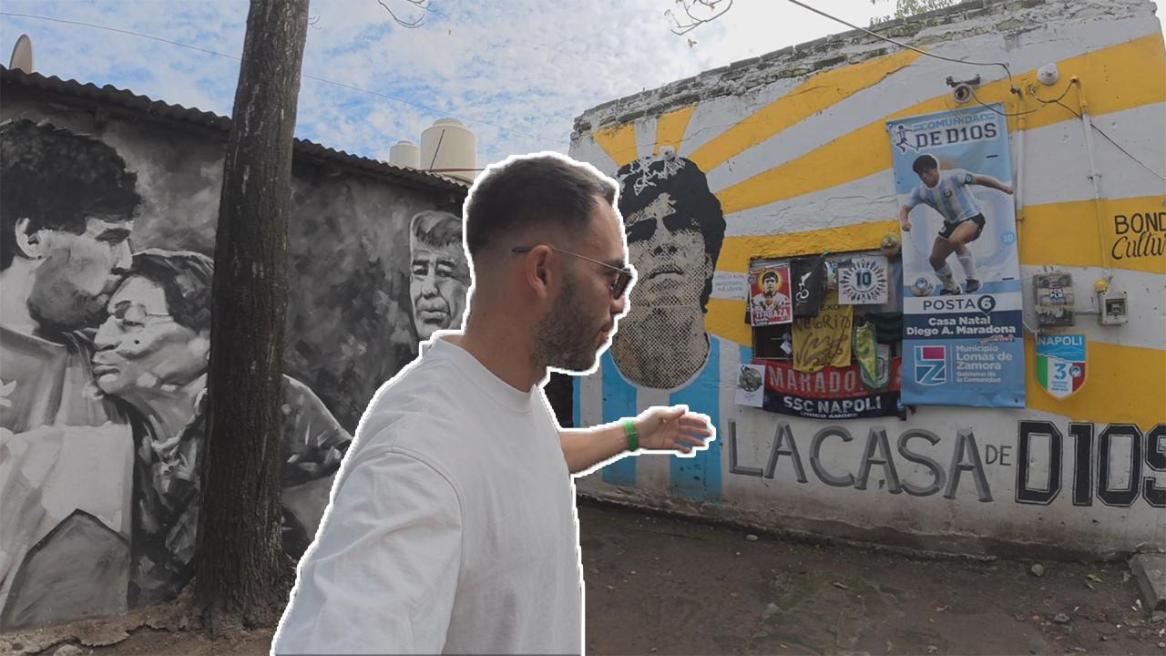 Maradona'nın doğduğu ev ve meşhur mahallesi Villa Fiorito!