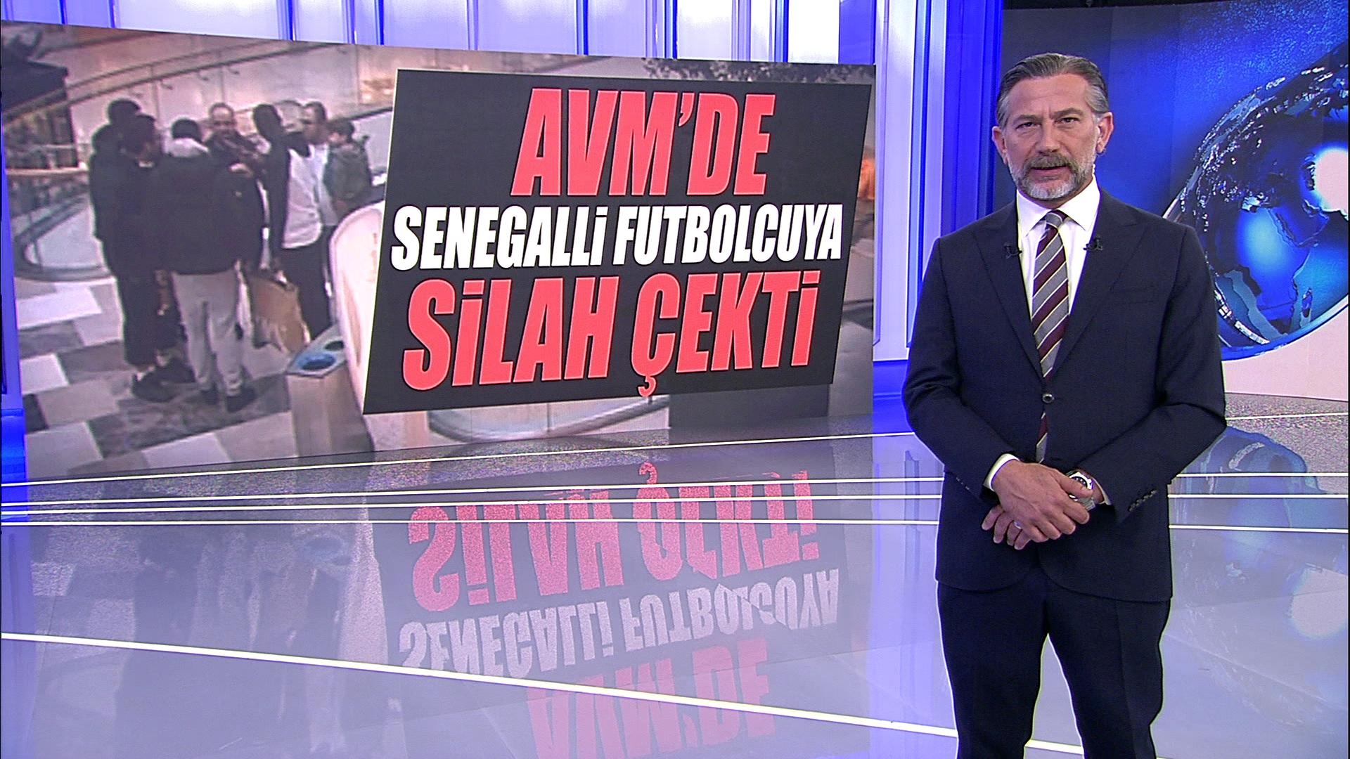 AVM'de Senegalli futbolcuya silah çekti