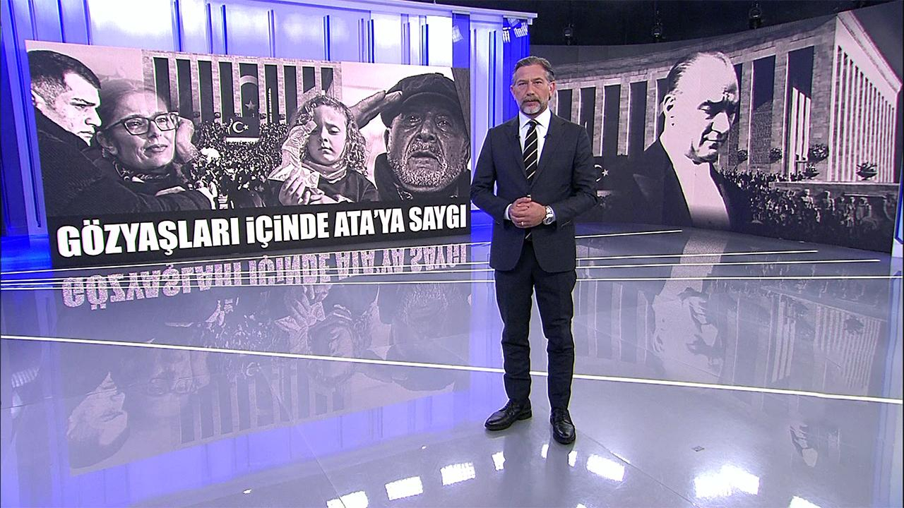 Gözyaşları içinde Ata'ya saygı!