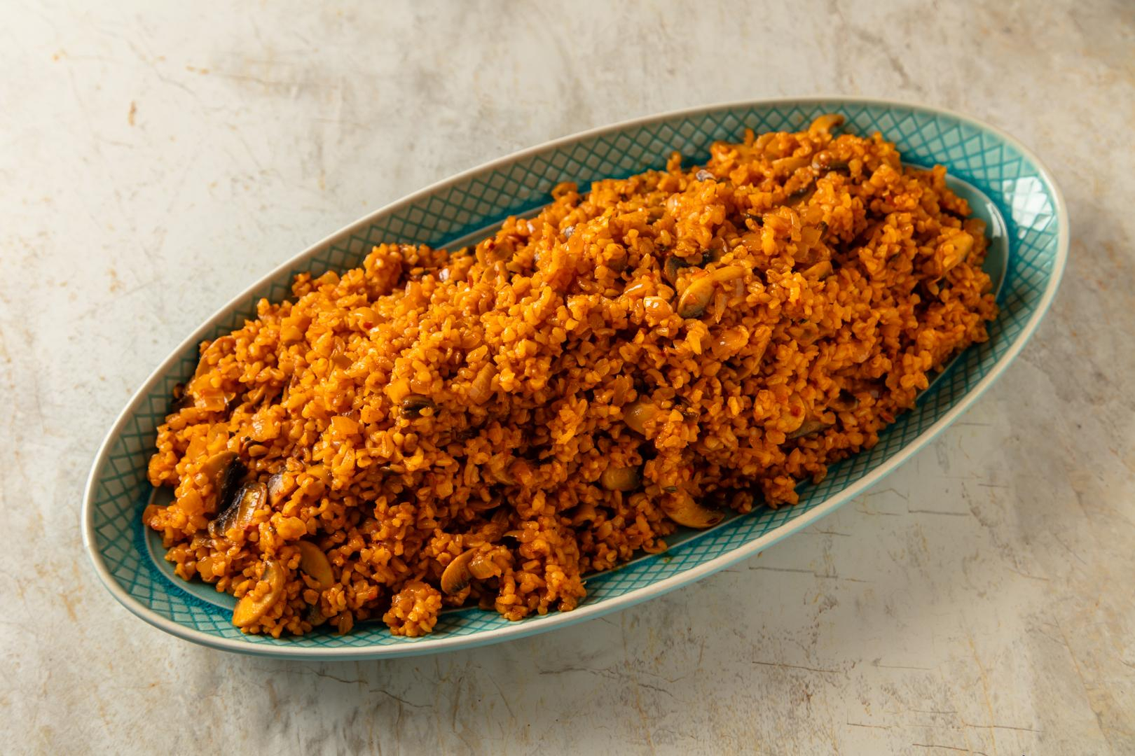 Mantarlı Bulgur Pilavı