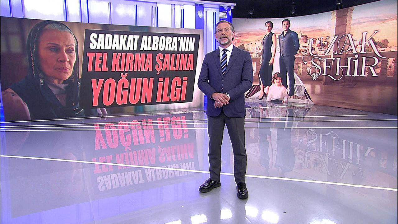 Sadakat Albora'nın tel kırma şalına yoğun ilgi!