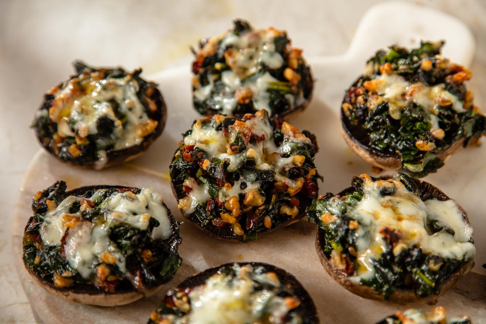 Ispanaklı Mantar Dolması