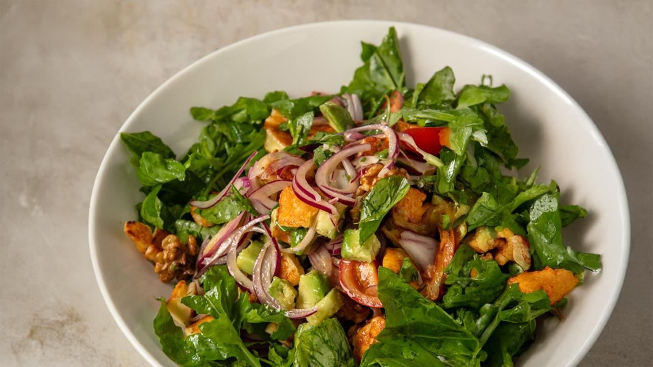 Arda'nın Mutfağı - Hellimli Roka Salatası Nasıl Yapılır? - Hellimli Roka Salatası Tarifi