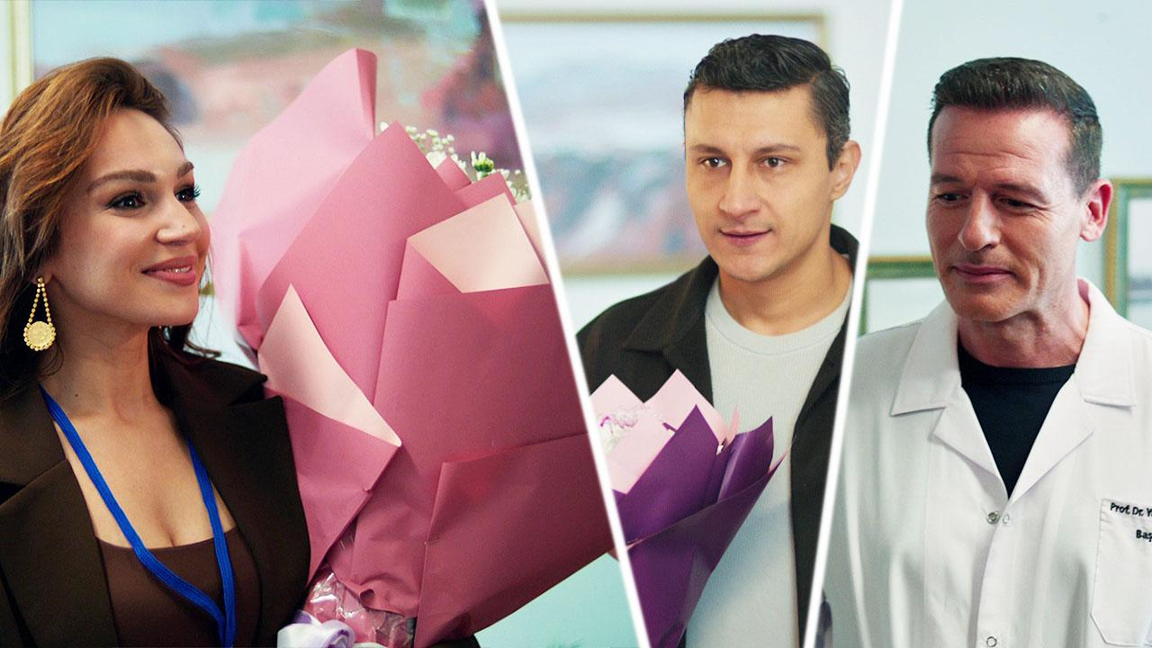 Yalçın'dan Nare'ye devasa çiçek!