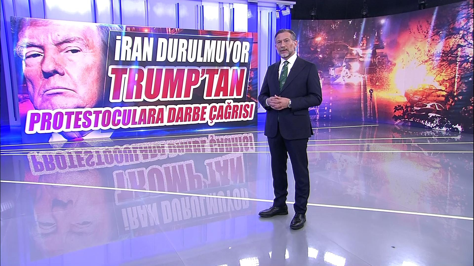 İran durulmuyor, Trump'tan protestoculara darbe çağrısı