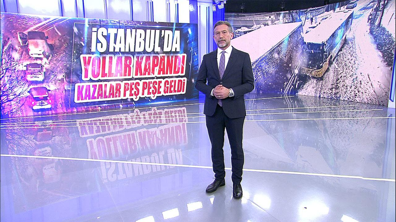 İstanbul’da yollar kapandı, kazalar peş peşe geldi!