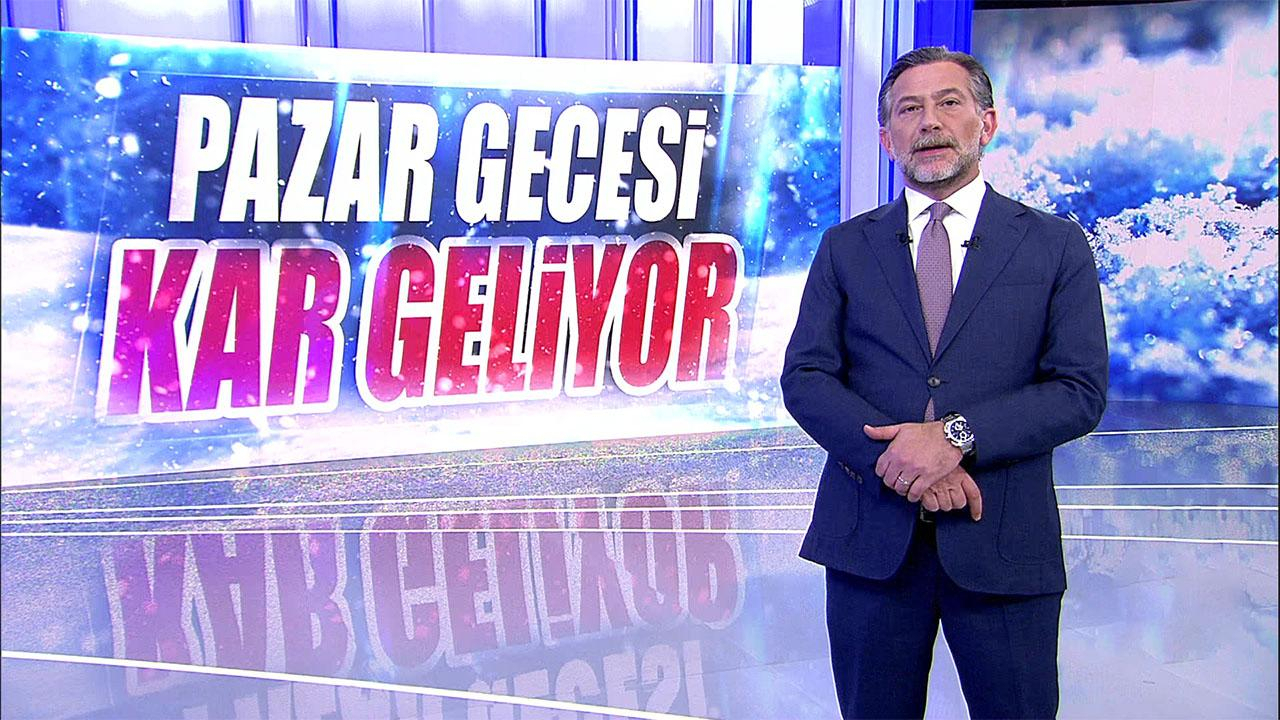 Pazar gecesi kar geliyor!