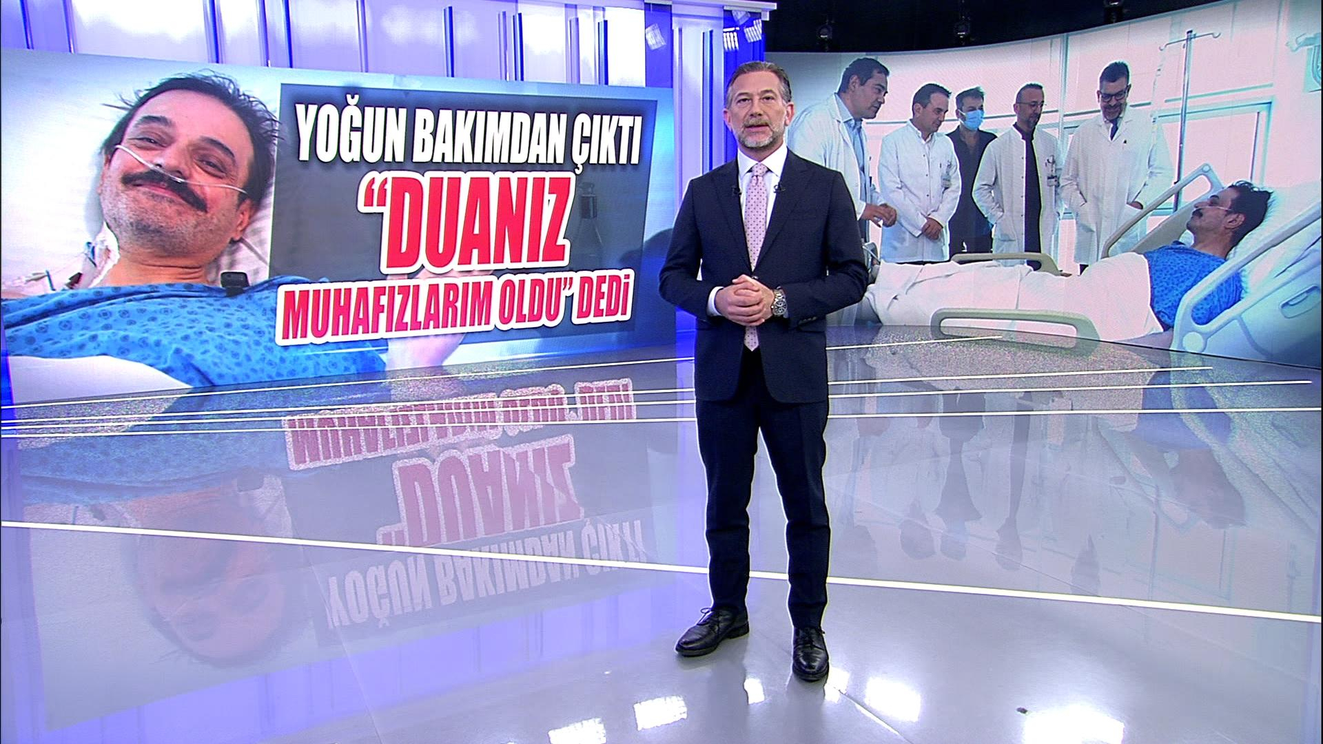 Yoğun bakımdan çıktı "Duanız muhafızlarım oldu" dedi.